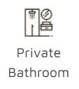 private bathroom